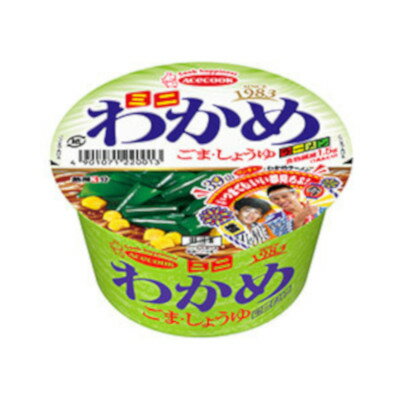 エースコック ミニわかめラーメン ごま・しょうゆ 38g 12個