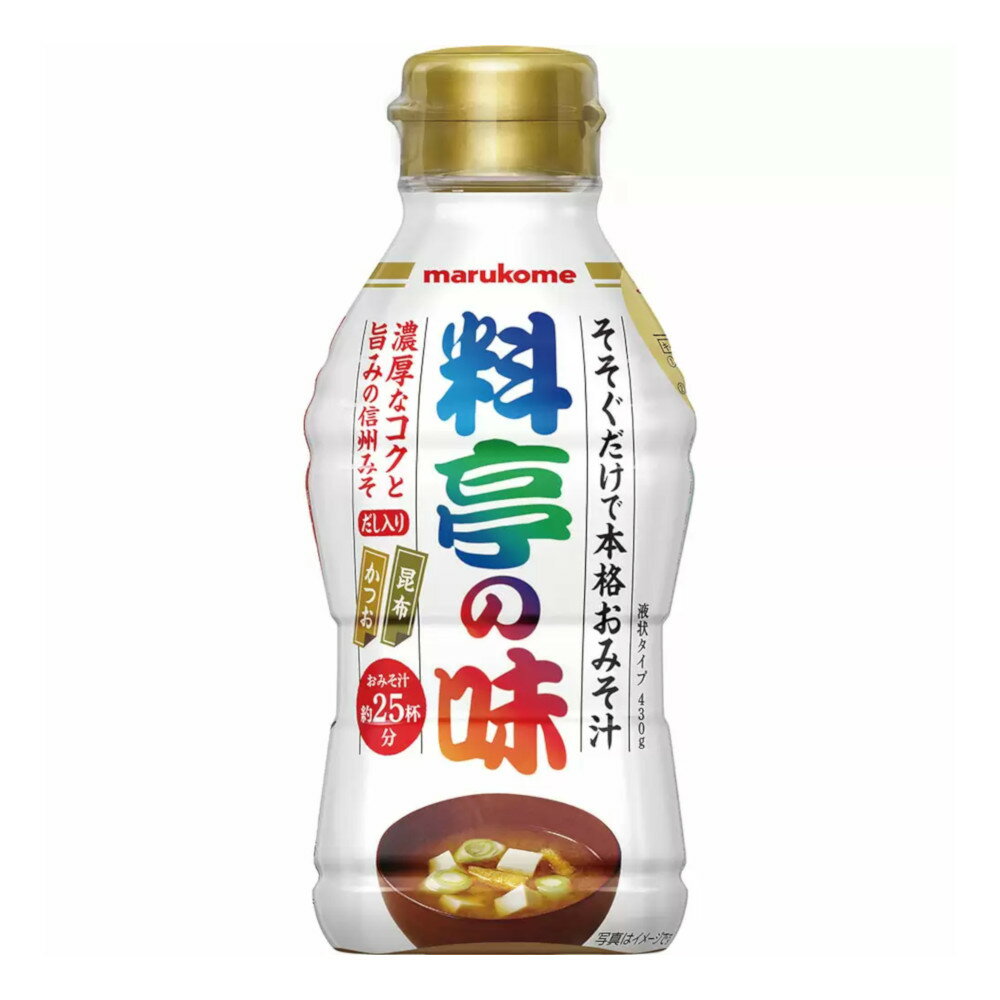 マルコメ 液みそ 料亭の味 430g 12本
