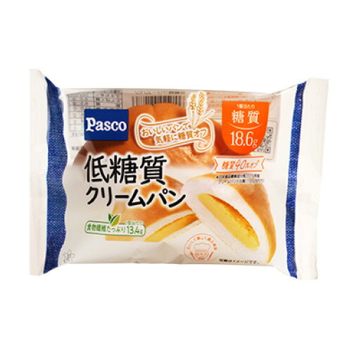 パスコ　低糖質クリームパン Pasco パン 敷島 敷島製パン【敬老の日用熨斗無料】