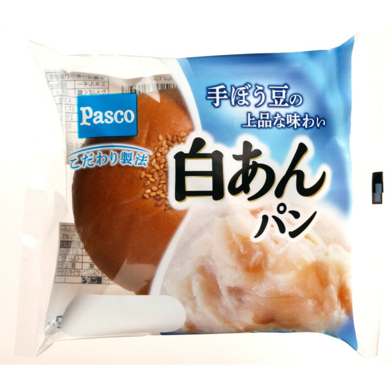 【バラ売】パスコ　白あんパン　Pasco パン 敷島 敷島製パン 菓子パン