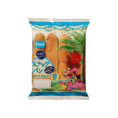パスコ スナックパン スイートミルク 8本入　Pasco パン 敷島 敷島製パン