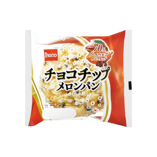 【バラ売】パスコ　チョコチップメロンパン　Pasco パン 敷島 敷島製パン 菓子パン