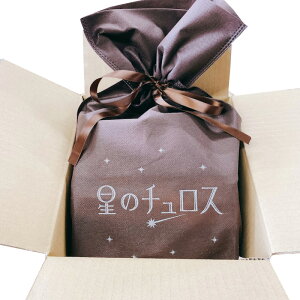 星のチュロス専用 ラッピング(不織布)リボン付き巾着 1枚 ラッピング 贈り物 ギフト プレゼント ホワイトデー