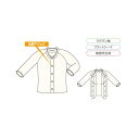 介護衣料品 ひば前開き7分袖(ラグラン袖)(フライス) 【神戸生絲】 【HV203】