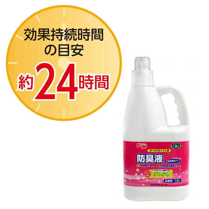 ポータブルトイレ 防臭 ポータブルトイレ用 防臭液大容量（無色タイプ） アロン化成 介護用 簡易トイレ kenkul-10002002 ケンクル サンプル画像3