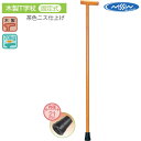 杖 ステッキ 木製T字杖(固定式) LBタイプ 茶色ニス仕上げ 日進医療器 TY120LB プレゼント 贈り物 ギフト
