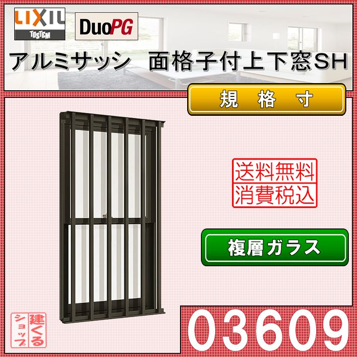 残りわずか Lixil 面格子付上げ下げ窓sh アルミサッシ デュオpg 複層ガラス リフォーム リクシル Tostem Diy 窓 サッシ 建くるショップ Architecture Excellence Org