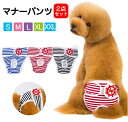 【2枚セット】犬用 マナーパンツ サニタリパンツ 2枚セット ペット 生理用品 衛生 お出かけ しつけ用品 メス ナプキン マリンテイスト 送料無料