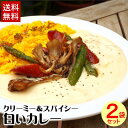 白いカレー200g×2パック 送料無料 ポイント消化 レト