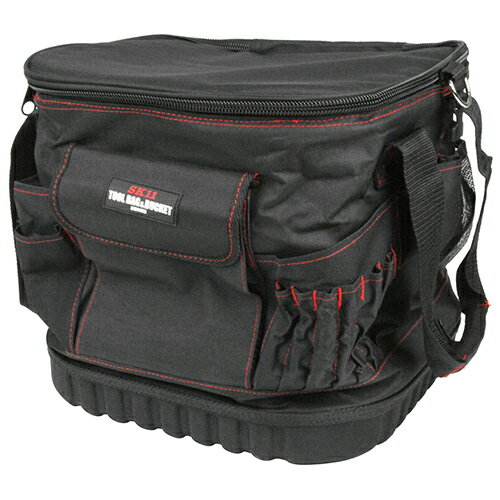 藤原産業 SK11 ポップアップバッグPRO SPU-SQ31DXスクエア 大工 鞄 折り畳み 道具収納 持ち運び ツール..