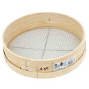 藤原産業 土ふるい 千吉 木製砂フルイ(丸型)35cm 4.5MM) 園芸 ガーデニング 清楚 土 石 ふるい
