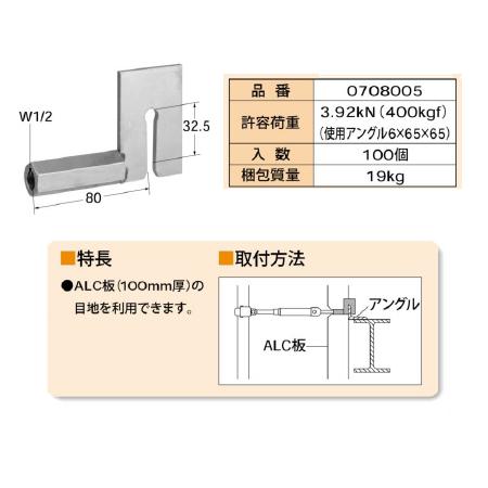 【国元商会】KS 壁つなぎ控え (H形鋼用) 10本　壁つなぎ用金具 建設 土木 解体 改修 足場部材 足場材 ..