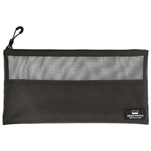 25年8月新商品【SK11】メッシュポーチ L KH [150x300] (4977292963763) 工具入れ 道具収納 現場作業 資材整理 工事現場 建設 建築 土木 プロ仕様 業務用 中身が見える 作業効率 おすすめ 文具 道具 工具 収納 引手付き 開閉しやすい 破れにくい アウトドア 吊り用具の収納