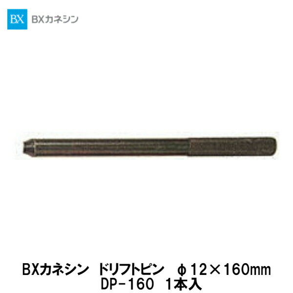 BXカネシン【ドリフトピンφ12×160mm　DP-160　307204　1本入】