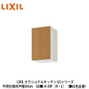 送料無料でお届け!LIXIL【セクショナルキッチン GSシリーズ 不燃仕様吊戸棚 ウォールキャビネット30cm GS■-A-30F(R・L)】(■は色品番)リク...