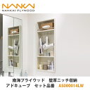 南海プライウッド【壁厚ニッチ収納アドキューブ セット品番:AS000014LW】