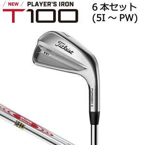 Titleist タイトリスト ゴルフT-SERIES T100 2023年モデル6本セット（#5-P）アイアンセットDynamic Gold N.S.PRO MODUS3 Tour 115 ダイナミックゴールド モーダスツアーアイアン ゴルフクラブ トゥルーテンパー 日本シャフト【日本正規品】