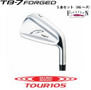 TB7 カスタム アイアン FOURTEEN フォーティーン ゴルフ アイアンセット TB-7 FORGED フォージド 5本セット（#6～P） N.S.PRO MODUS3 TOUR 105 スチールシャフト 軟鉄鍛造アイアン アスリート アベレージ 【日本正規品】