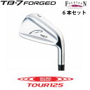 TB7 カスタム アイアン FOURTEEN フォーティーン ゴルフ アイアンセット TB-7 FORGED フォージド 6本セット（ 5～P） N.S.PRO MODUS3 TOUR 125 スチールシャフト 軟鉄鍛造アイアン アスリート アベレージ 【日本正規品】