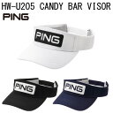 ピン PING ピン ゴルフ HW-U205 CANDY BAR VISOR キャンディバー バイザー サンバイザー メンズ キャップ