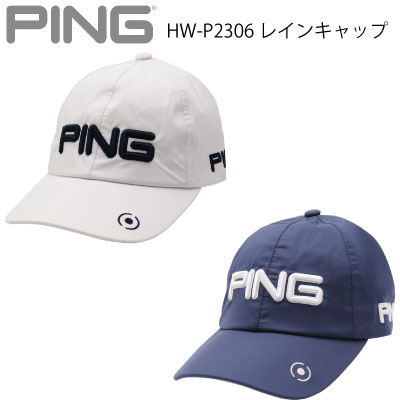 ピン PING ピンゴルフHW-P2306 RAIN CAP レインキャップメンズ キャップ ゴルフキャップ 帽子 ハット 【2023SSモデル】【日本正規品】