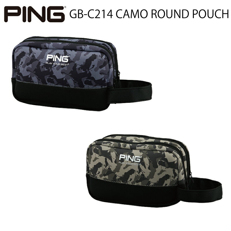 PING ピン ゴルフGB-C214 CAMO ROUND POUCHラウンドポーチ　ポーチ【日本正規品】