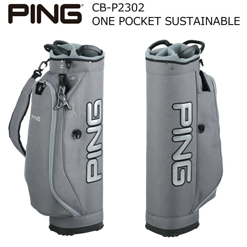 PING ピンゴルフCB-P2302 One Pocket Sustainable ワンポケット サステナブル メンズ キャディバッグ キャディバック カートバッグ カートバック 【日本正規品】