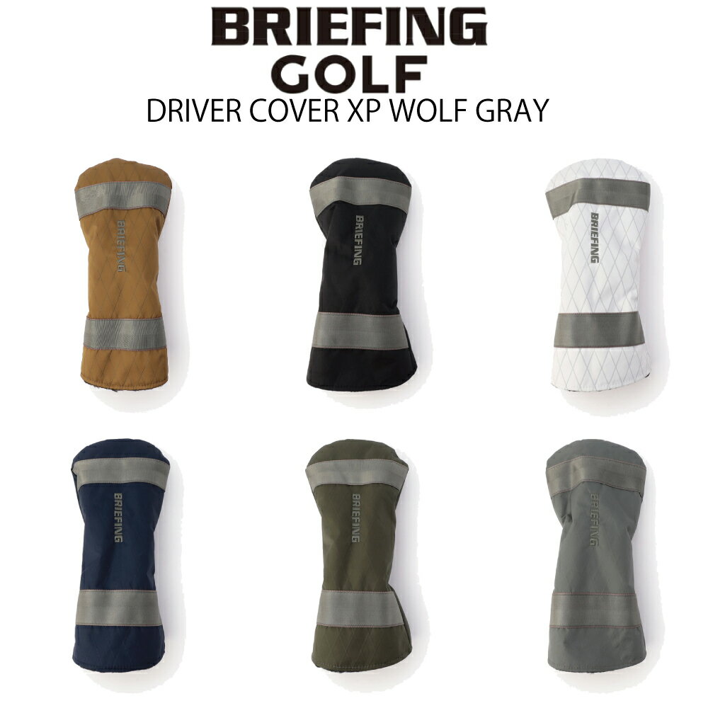 BRIEFING GOLF ブリーフィングゴルフ ブリーフィングDRIVER COVER XP WOLF GRAYBRG223G26ドライバーカバー ヘッドカバー ゴルフケース ゴルフ 【日本正規品】