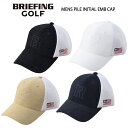 BRIEFING GOLF u[tBO St MENS PILE INITIAL EMB CAPBRG241MB7 Y Lbv StLbv StEFA y{Kiz