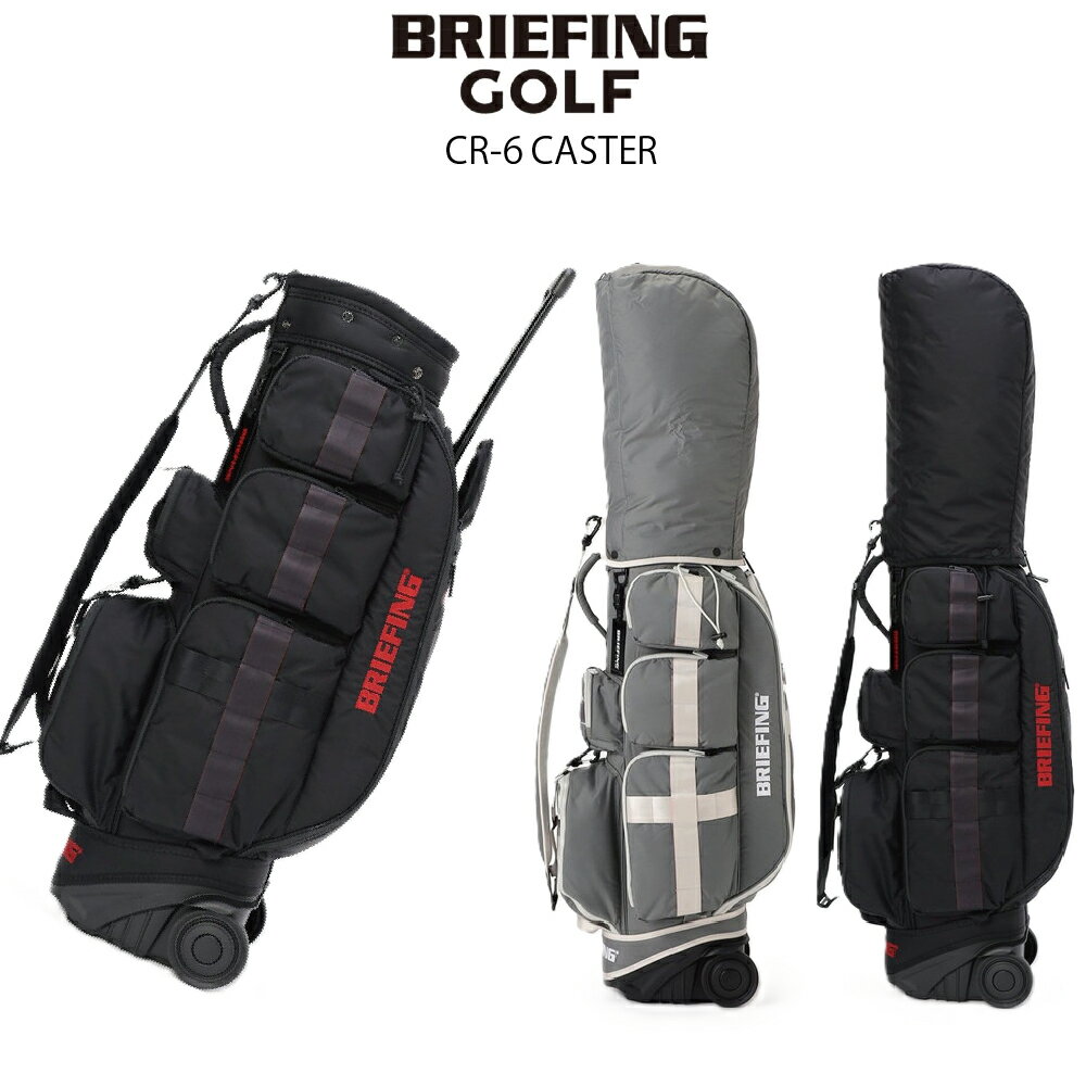 BRIEFING GOLF ブリーフィング ゴルフ CR-6 CASTER BRG251D02 メンズ キャディバッグ キャスター付き キャディバック ゴルフバッグ 日本正規品