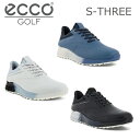 【ecco】エコー ゴルフシューズGOLF S-THREE Lace エススリーレース メンズ スパイクレスモデル