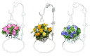 花 ギフト 誕生日 祝い 【 妖精 からの 贈り物 】 ローズハンギング スクウェア フラワー アレンジ 【 天使 の 花園 】 花 ギフト 誕生日