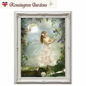 天使 妖精 絵画 ムーン　フェアリー ヴィンテージ フレーム シャーロット バード 妖精 の 写真家 【 送料無料 】 インテリア フェアリー エンジェル アート ヴィクトリア Charlotte Birdフォトグラフ イギリス 英国