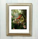 天使 妖精 絵画 レイニーデイ ハイダウェイ シャーロット バード フォトグラフ 額 入り インテリア 妖精 の 写真家 【 送料無料 】 フェアリー エンジェ...