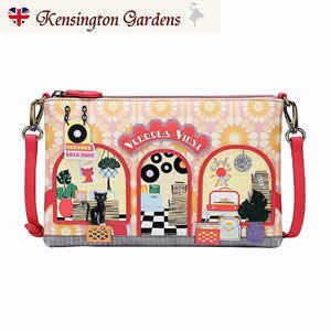 ザ・レコードショップ ベンデューラ ロンドン パウチバッグ ショルダーバッグ レディースブランド 女性用 おしゃれバッグ レディース人気 斜めがけ 2wayバッグ イギリススタイル 女性用デザイナーバッグ イギリス ファッション 英国雑貨 Vendula Londonのサムネイル