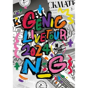 GENIC LIVE TOUR 2024 N_G (本編ディスク+特典ディスク(スマプラ対応))GENICジェニック じぇにっく　発売日 : 2024年8月28日　種別 : DVD　JAN : 4988064277742　商品番号 : AVBD-27774【収録内容】DVD:11.3rd Overture2.I'll Be There3.Hallelujah4.Flavor5.TALK6.Shaky Shaky7.-MC-8.サヨナラの理由9.恋愛10.きみといた11.Checkmate12.GradatioN13.-MC-14.Chill out!!15.We Gotta Move16.Supersonic17.ラストシーン18.New Game!!19.Never Gonna stop(En)20.まわりみち(En)21.-MC-22.Negai_Goto(En)DVD:21.『GENIC LIVE TOUR 2024 N_G』ツアーメイキングドキュメント
