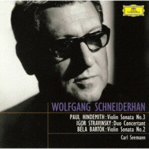 CD / ヴォルフガング・シュナイダーハン / バルトーク:ソナタ第2番 ヒンデミット:ソナタ第3番 ストラヴィンスキー:デュオ・コンチェルタンテ (UHQCD) (初回生産限定盤) / UCCG-41220