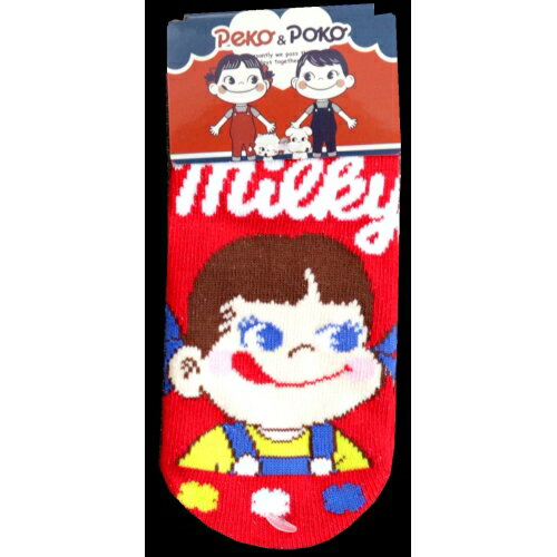 【送料無料】 キャラクターソックスKIDS (ぺこちゃん) （単色) (13-18cm) (3足セット)みっとめるへん社