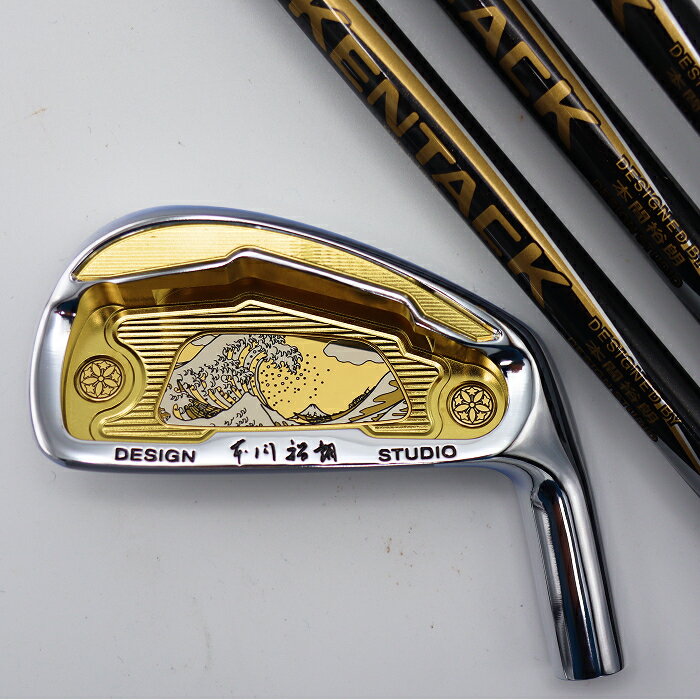 北斎 24Kアイアン8本 / カーボンシャフト#5,6,7,8,9,P,A,S