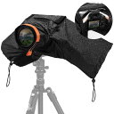 カメラレインコート レインカバー 【透明窓半分開/閉可能】 カメラ+レンズの 防水ジッパー Sony A7RV キャノン ニコン パナソニック オリンパス など適用 ミラーレス デジタルカメラ 用 防水レインコート 戸外撮影 防雨