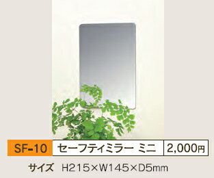 東プレ 割れないミラー セーフティミラー 215×145×5mm ミニ SF-10 東プレ 割れないミラー セーフティミラー 215×145×5mm ミニ SF-10