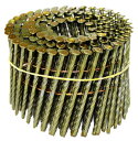 SC ロール釘(斜め釘スクリュー) 3.1mm×75mm フラット巻 3175SCF(ノミ先)【1ケース/200本×10巻】【※2ケースごとに送料800円かかり...
