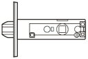 長沢製作所 TXS-51錠 空錠 バックセット51mm/フロント角】(※メーカー取寄費用が送料に含まれております)