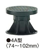 フクビ　マルチポスト　MPST4A（高さ調整範囲74〜102mm）【1ケース/100個入】