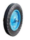 SC 一輪車用谷型PUノーパンクタイヤ 青【1ケース/5個入】