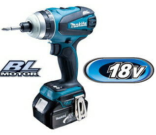 マキタインパクトドライバー18V充電式4モードインパクトドライバーTP141DRFX(青) BL1830B×2個・充電器・ケース