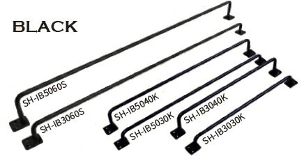 NEW HIKARI　アイアンバー　全長400mm×H46.2mm　SH-IB5040K（ブラック）【1本】