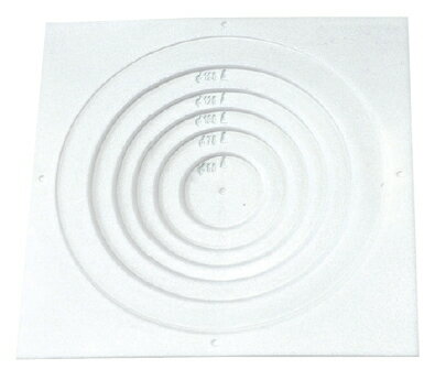 日本住環境　配管用気密パッキン　ドームパッキン　無孔タイプ　2mm厚×190mm×190mm【1ケース/30枚入】