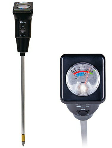シンワ測定　土壌酸度（pH）計 C　ロング電極測定コンディションチェック機能付　72795
