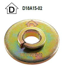 タツミ　Dマーク　ばね付丸座金　t4.5×45mm【1枚バラ】